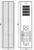 Αδιάβροχος Αισθητήρας Κίνησης 9m 10m 120W Βιομηχανικό Φωτιστικό Δρόμου με Ηλιακή Ενέργεια