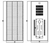 Διοικητικό σχέδιο 10m 11m 170lm/W 150W Ηλιακή ενέργεια σύστημα φωτισμού δρόμου