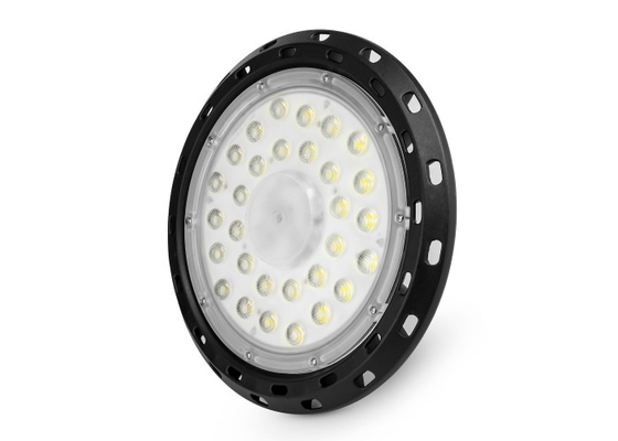 Ο Μαύρος 100 Watt Ufo οδήγησε την υψηλή γωνία ακτίνων 90°120° κατοικίας 60° κόλπων ελαφριά