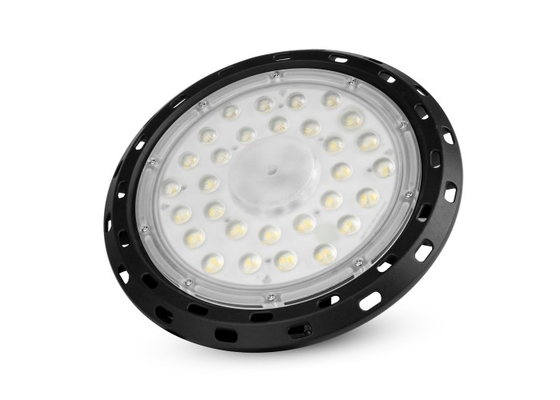 Ο Μαύρος 100 Watt Ufo οδήγησε την υψηλή γωνία ακτίνων 90°120° κατοικίας 60° κόλπων ελαφριά