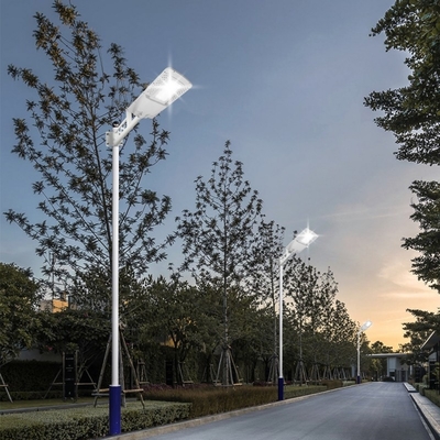 Αδιάβροχο 50W όλοι σε έναν ενσωματωμένο ηλιακό φωτεινό σηματοδότη 5200LM με Πολωνό