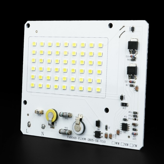 Οδηγημένο PCB λαμπτήρων συνήθειας 30w DOB πέρα από την προστασία τάσης 5 έτη εξουσιοδότησης