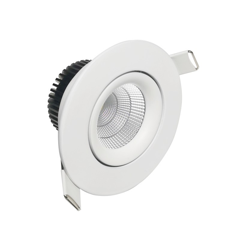 38/60° Downlights 8w των έξυπνων οδηγήσεων γωνίας ακτίνων που εξασθενίζει/θερμοκρασία χρώματος διευθετήσιμη